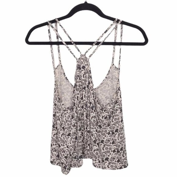 Forever 21 Strappy Floral Print Racerback Tank Top - Picture 2 of 8